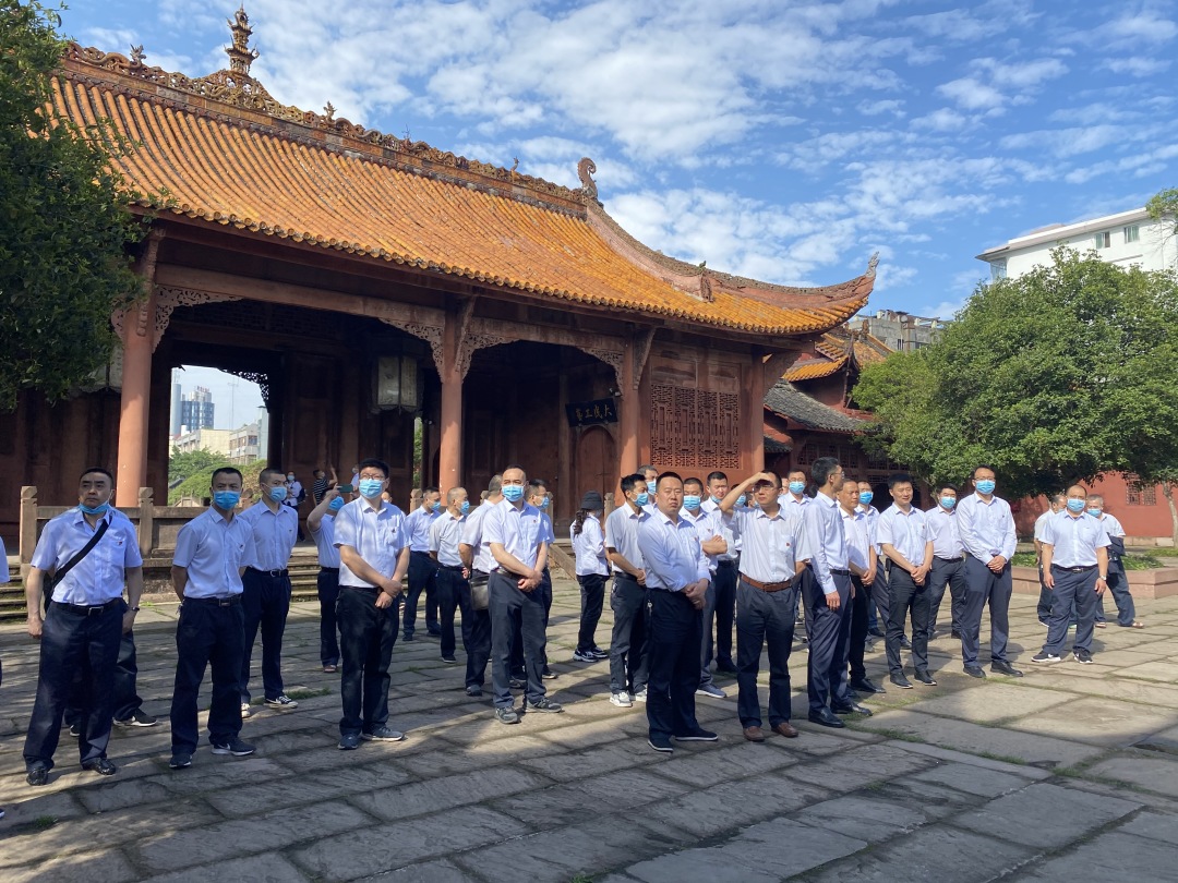 德阳市博物馆党支部和东方电机线圈分厂党总支联合开展主题党日活动(图2)