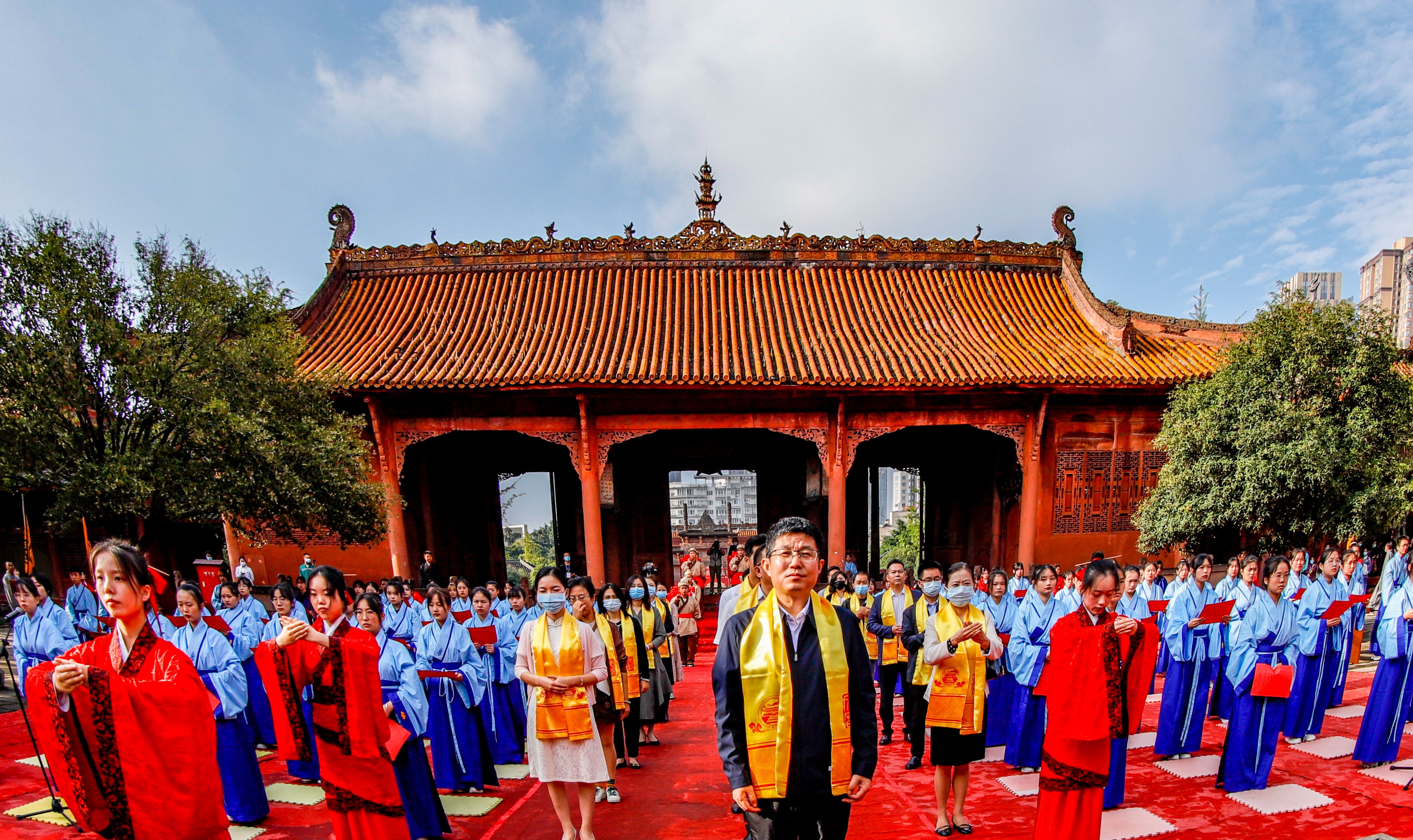 来2022年德阳文庙祭孔大典 感受千年传统文化(图4) 来2022年德阳文庙祭孔大典 感受千年传统文化(图4)