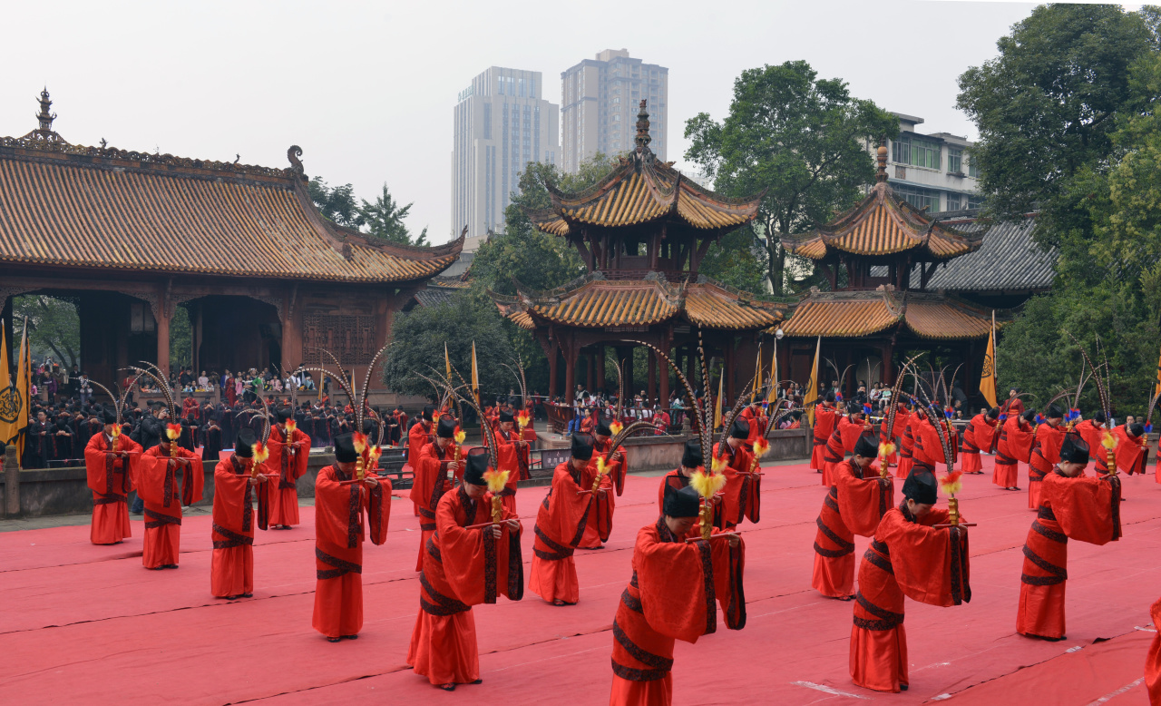 德阳文庙即将再现“穿越千年”的祭孔大典(图2) 德阳文庙即将再现“穿越千年”的祭孔大典(图2)