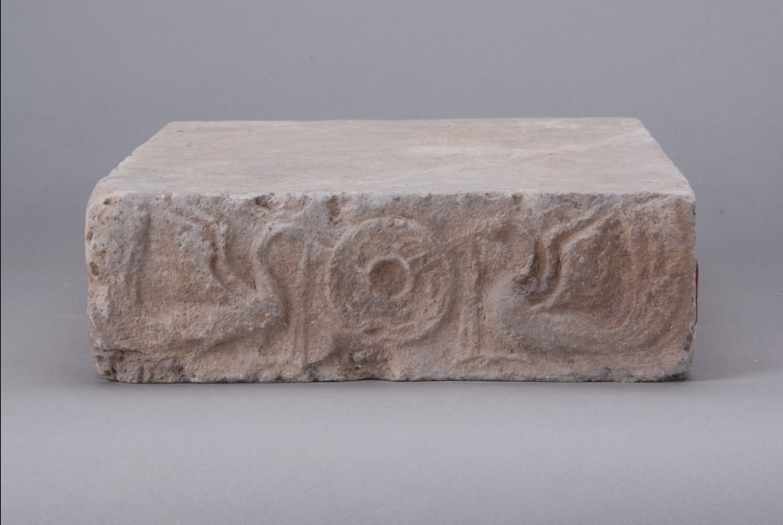 汉双凤连壁纹花边砖