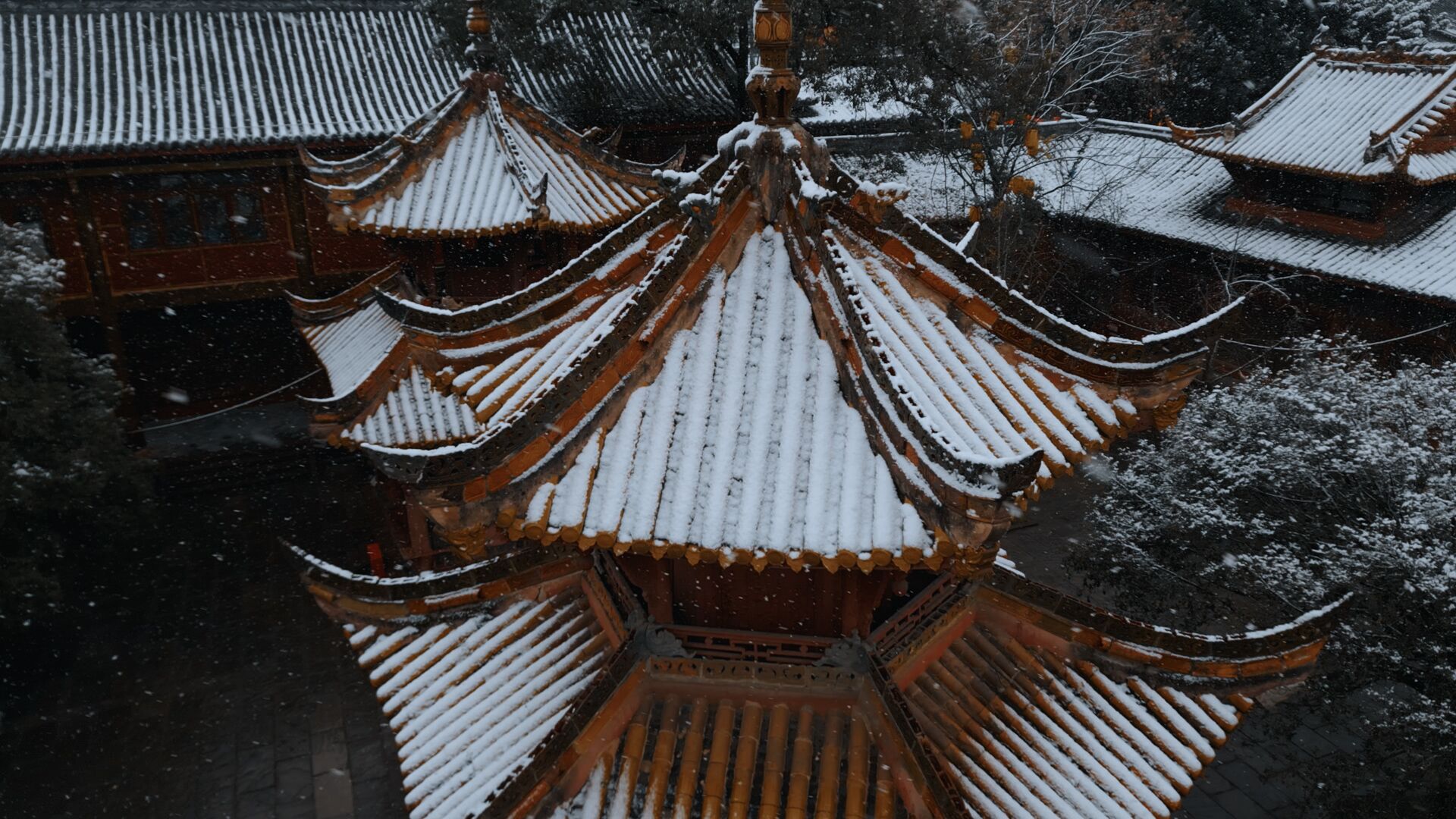 美哭了!德阳文庙的雪(图3) 美哭了!德阳文庙的雪(图3)