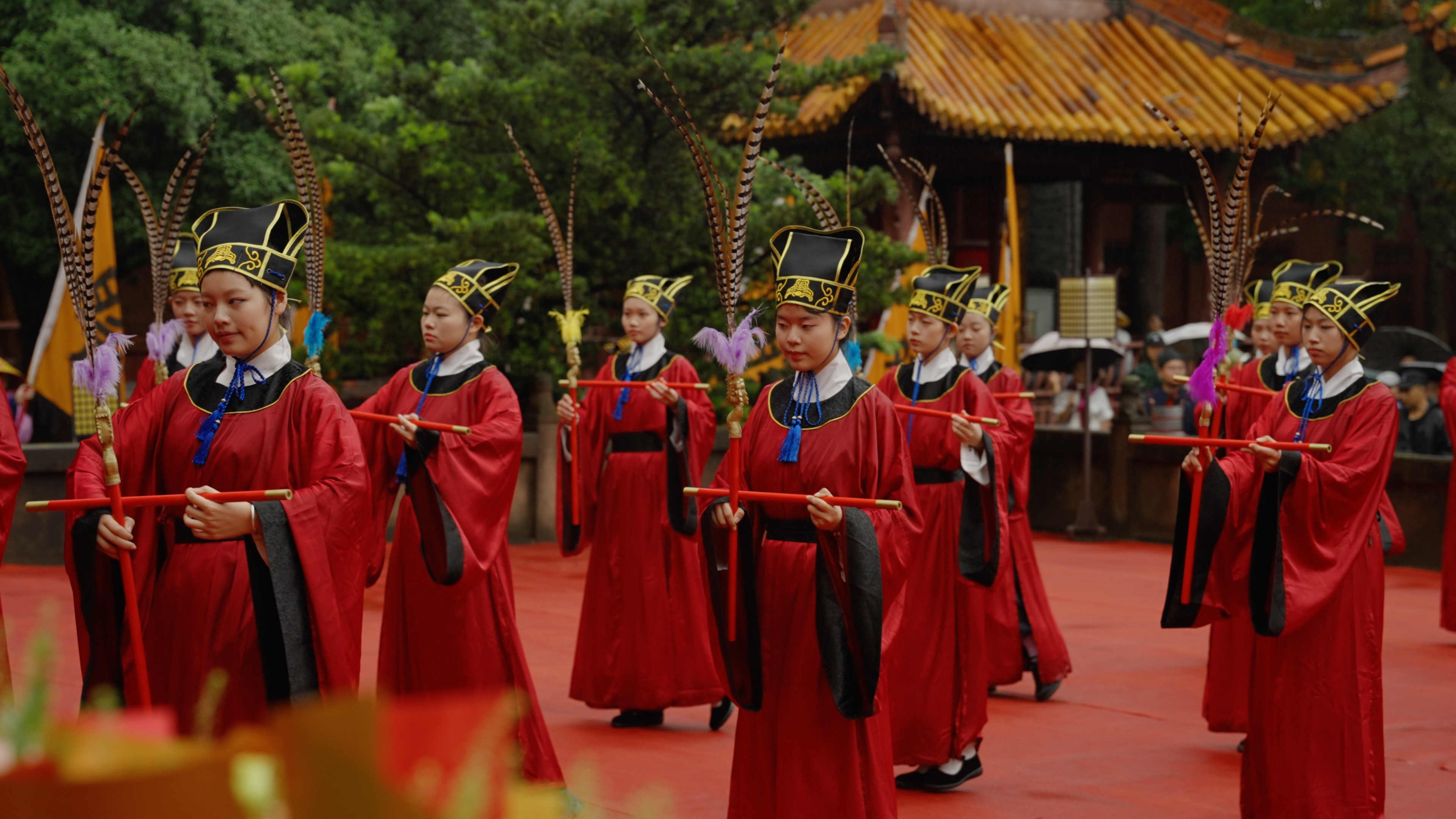 德阳文庙祭孔大典圆满举行:千年礼赞承经典,时代新声传文脉(图10) 德阳文庙祭孔大典圆满举行:千年礼赞承经典,时代新声传文脉(图10)