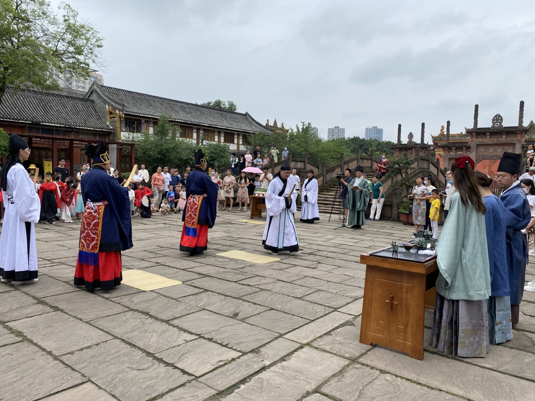 在德阳文庙 穿汉服 祭先贤 过端午(图18) 在德阳文庙 穿汉服 祭先贤 过端午(图18)