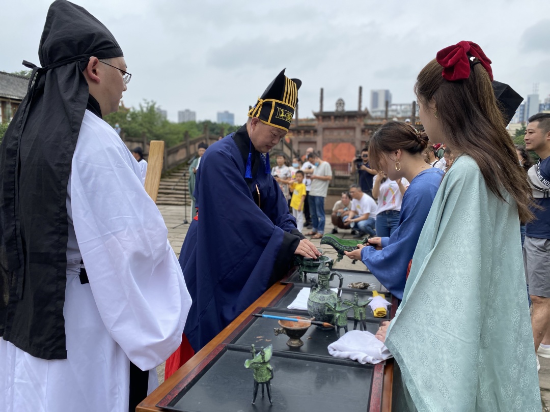 在德阳文庙 穿汉服 祭先贤 过端午(图7) 在德阳文庙 穿汉服 祭先贤 过端午(图7)