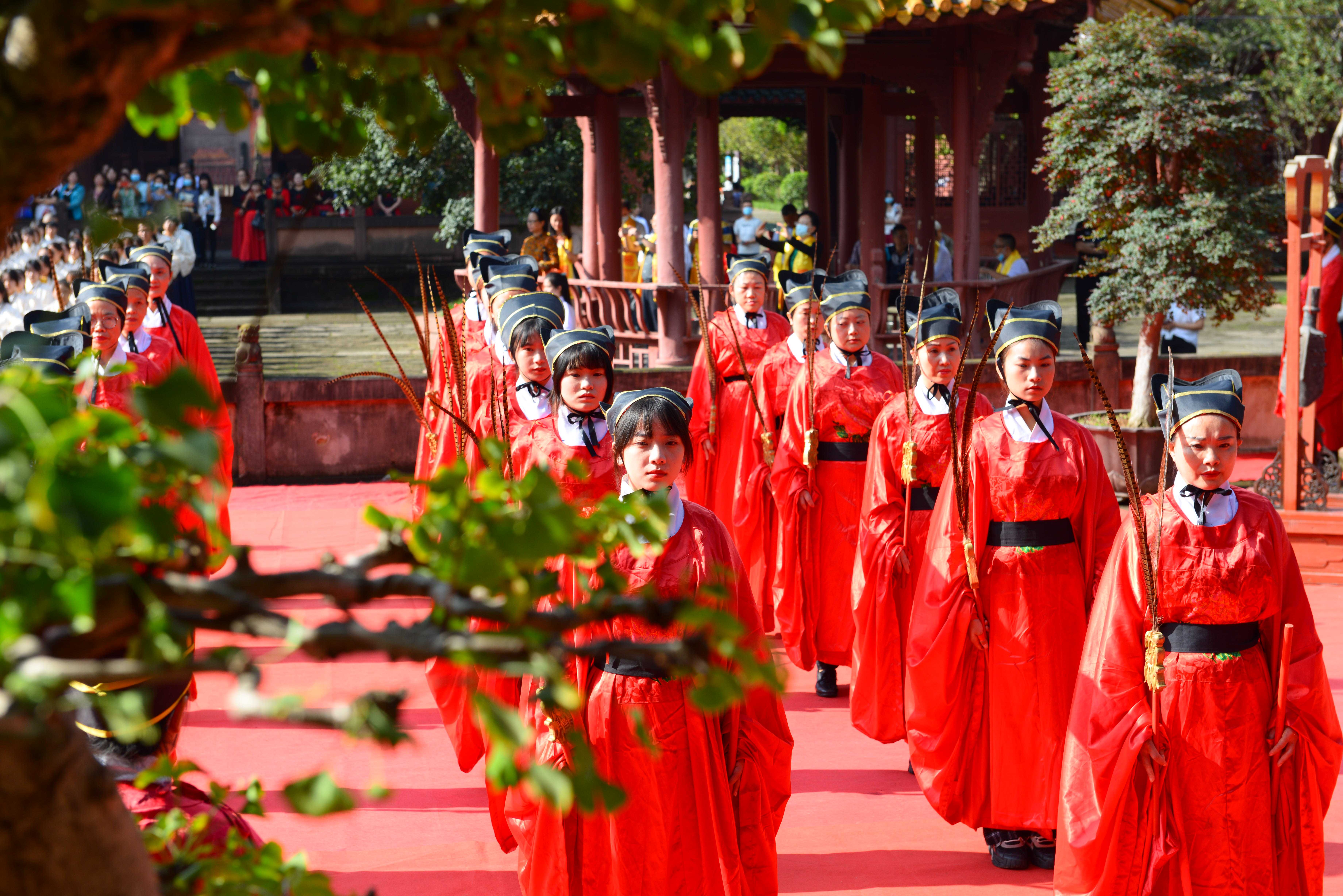 2021年祭孔大典在德阳文庙隆重举行(图6) 2021年祭孔大典在德阳文庙隆重举行(图6)