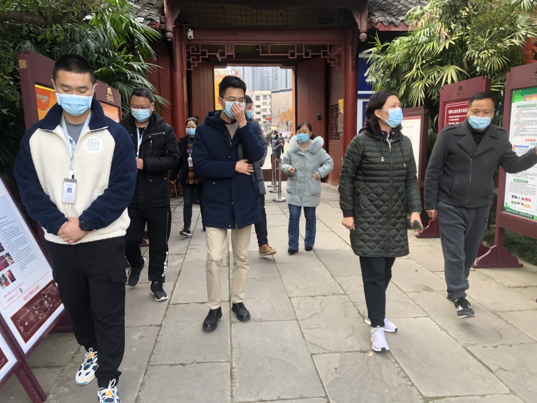 市文旅局局长肖静一行到德阳市博物馆检查工作(图2) 市文旅局局长肖静一行到德阳市博物馆检查工作(图2)
